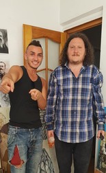 Mihai alături de fratele lui, Vasile