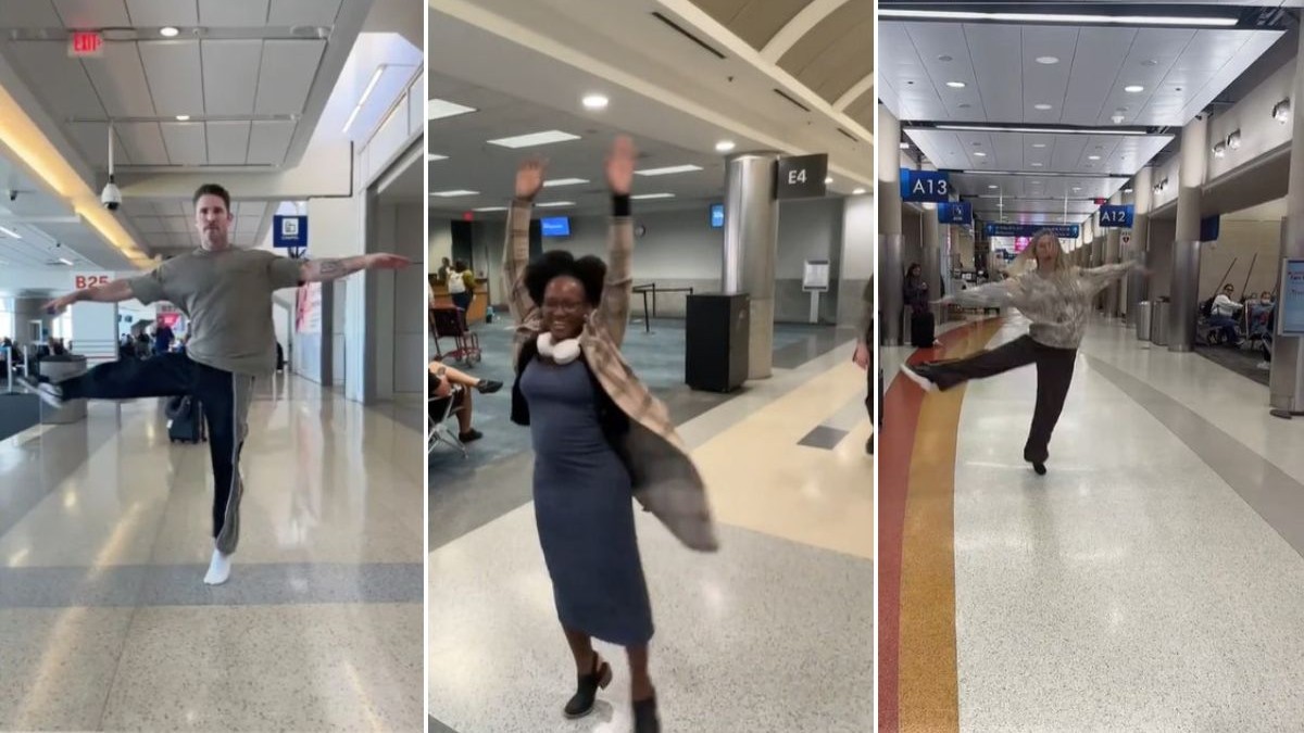 S-a filmat 21 de secunde dansând în aeroport și a pierdut zborul. Apoi a inspirat un trend de călătorie pe TikTok