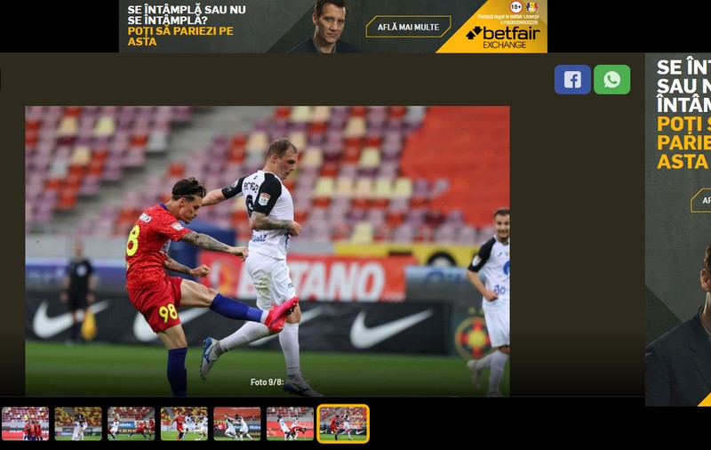 Liga 1, etapa a patra din play-off: FCSB se încurcă de Gaz Metan și titlul e ca și ratat. În play-out, Dinamo pierde acasă cu Sepsi și e aproape de retrogradare
