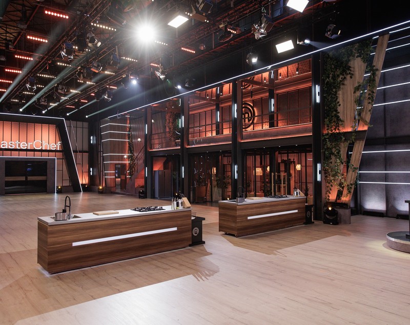 Imagini cu noul platou „MasterChef România” 2026. Decorul a fost ridicat într-un timp record