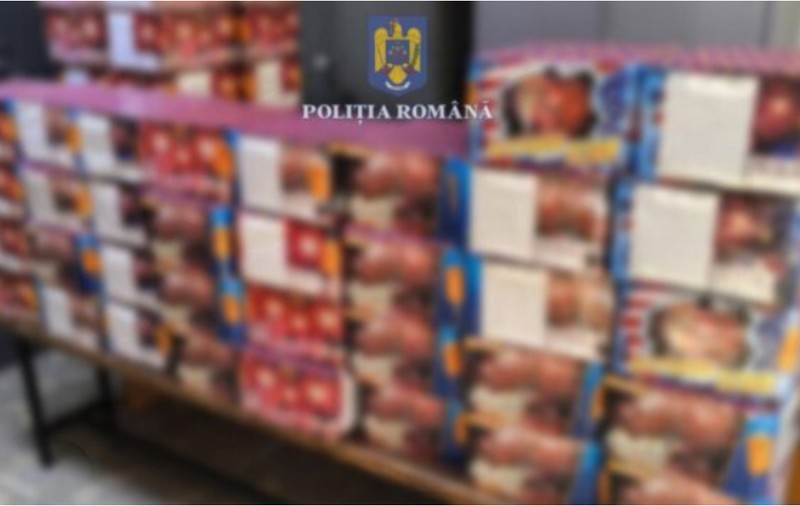 În Craiova, peste 300 de kilograme de materiale pirotehnice au fost confiscate de polițiști | VIDEO