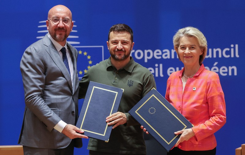 Ucraina și UE au semnat un pact de securitate. Ce prevede acordul