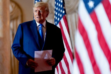 Donald Trump, pe 8 noiembrie 2022, în Pal Beach, Florida. Foto: Profimedia