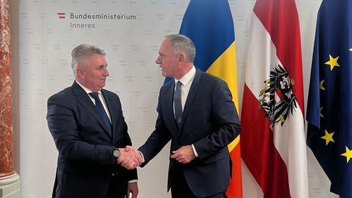 Lucian Bode și Gerhard Karner. Foto: Facebook Lucian Bode