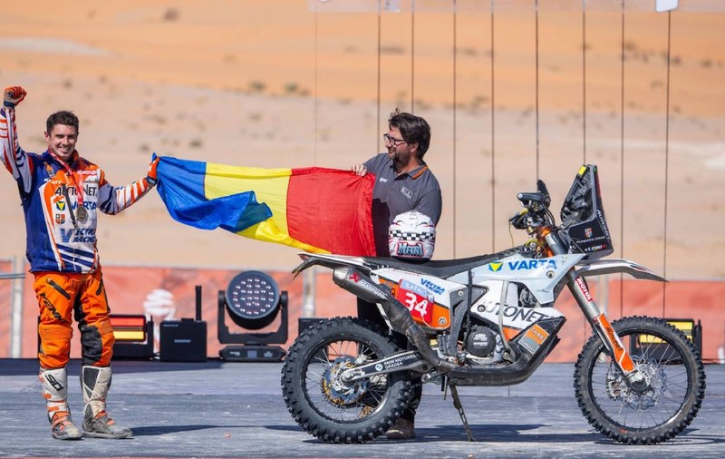 Motociclistul român Mani Gyenes a câștigat Raliul Dakar 2025 la categoria Original by Motul