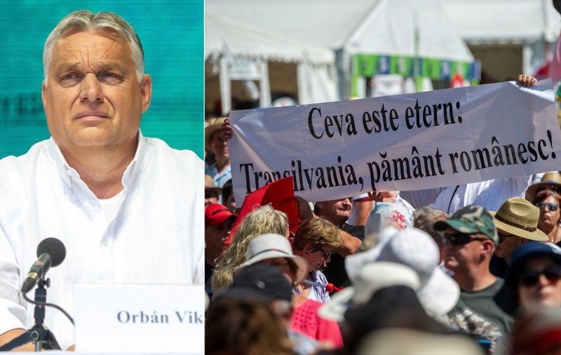 VIDEO. Momentul în care Viktor Orban a insinuat la Tușnad că cel care i-a arătat „Transilvania, pământ românesc” e un drogat