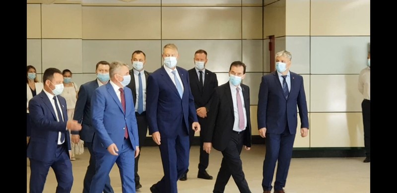Klaus Iohannis a ajuns la inaugurarea Metroului din Drumul Taberei sursa foto | Cristian Otopeanu