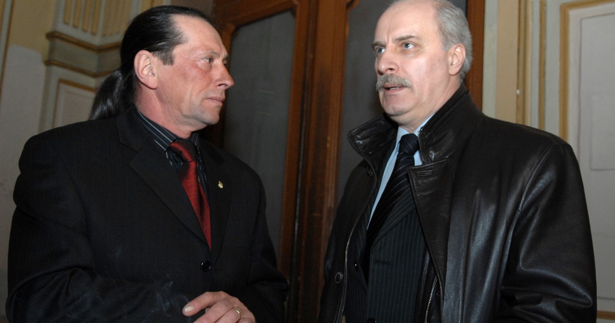 Ivan Patzaichin și Octavian Bellu, în 2008. Foto: Agerpres