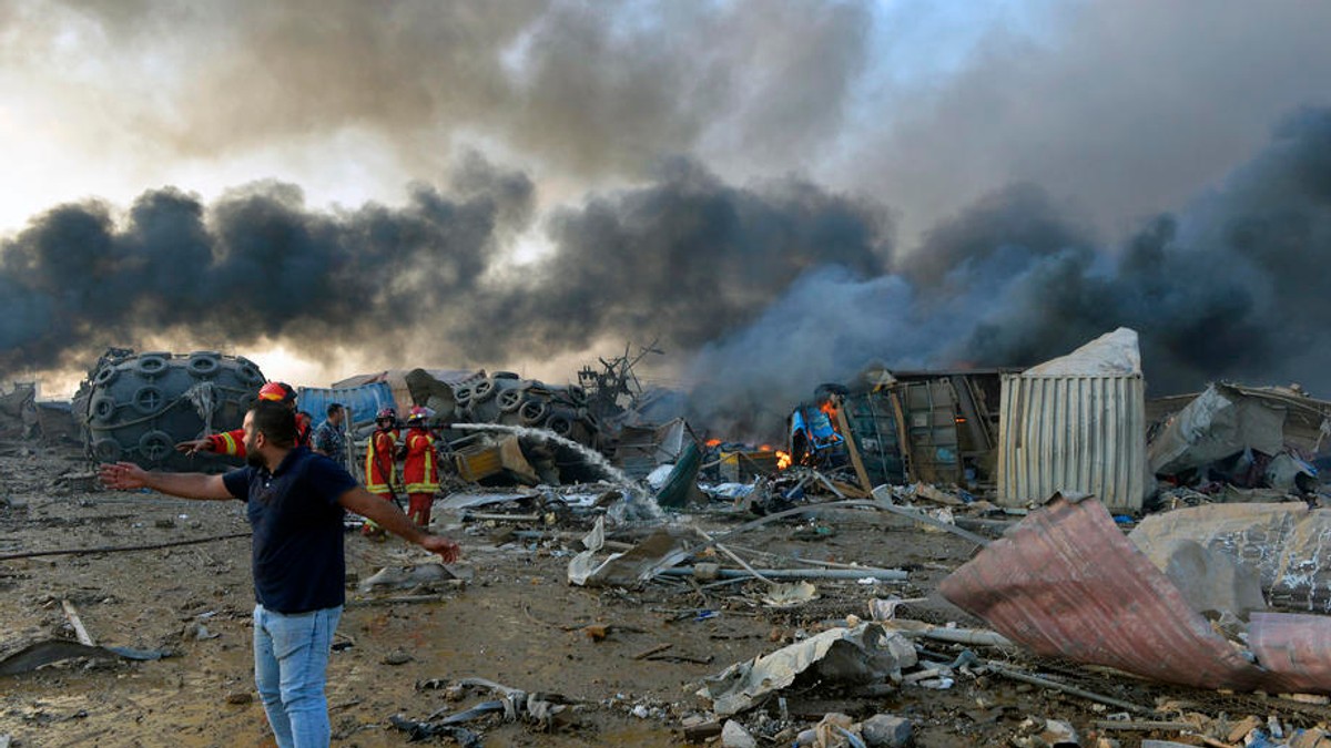 Explozii în Beirut, capitala Liban