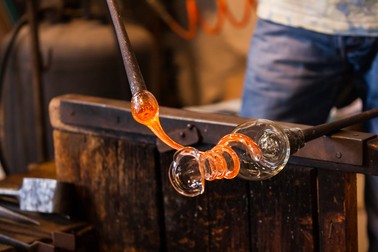 Sticla produsă la Murano este renumită la nivel mondial