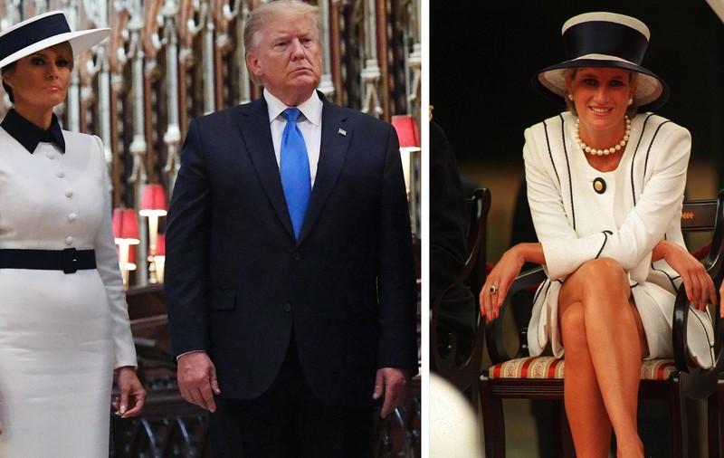 Ținuta aleasă de Melania Trump pentru vizita din Marea Britanie, inspirată de vestimentațiile Prințesei Diana / FOTO&VIDEO