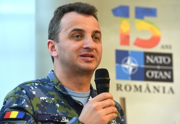 Generalul Constantin Spînu, purtătorul de cuvânt al Ministerului Apărării. Foto: Agerpres