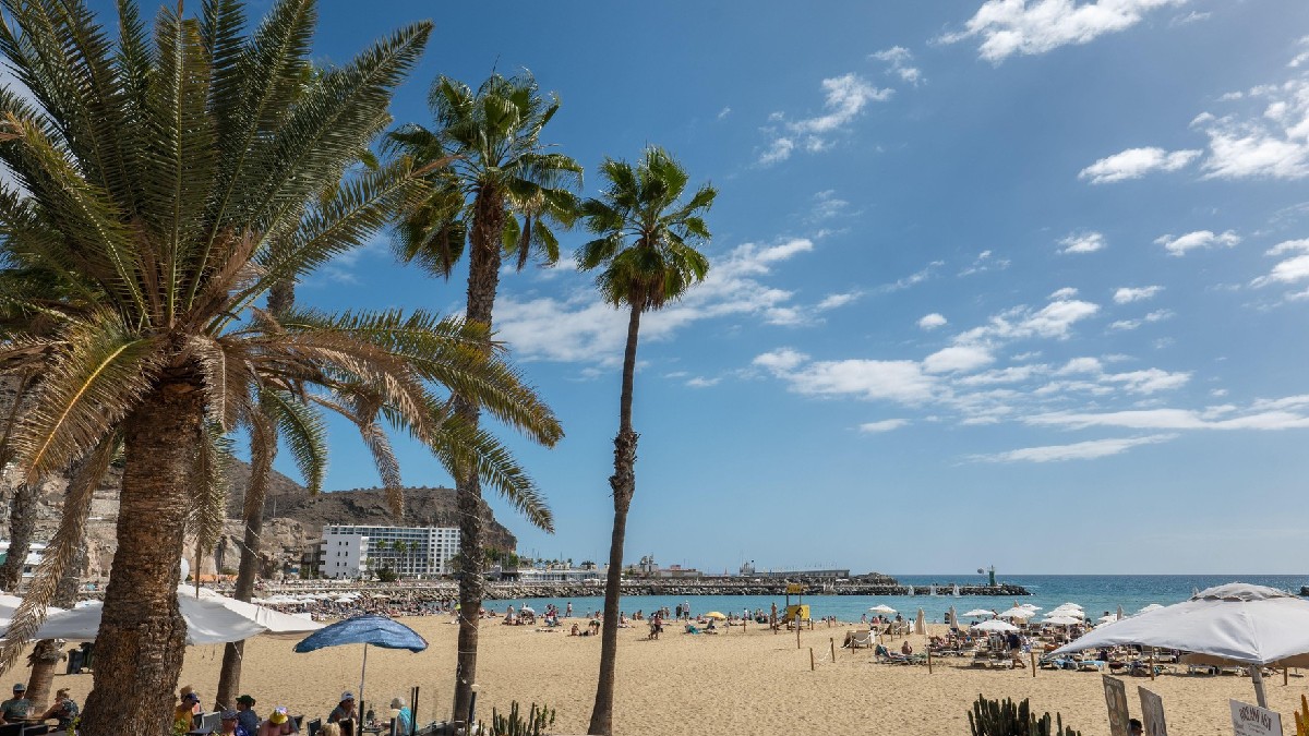 plajă din Gran Canaria