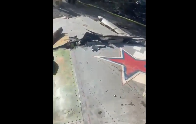 Ucrainenii au doborât o drona rusă rară Okhotnik, la Kostiantinivka, nu un Su-25: „Au mai rămas doar două” | VIDEO