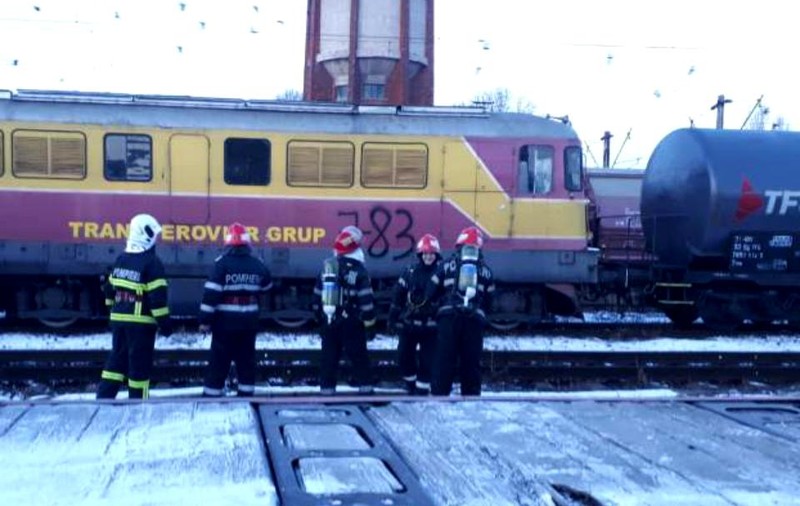 Scurgeri dintr-un vagon de tren încărcat cu propilenă, în zona gării Caracal. Populația a fost avertizată prin sistemul RO-ALERT
