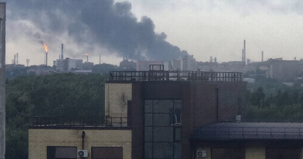 Incendiu la rafinăria din Omsk Captură X