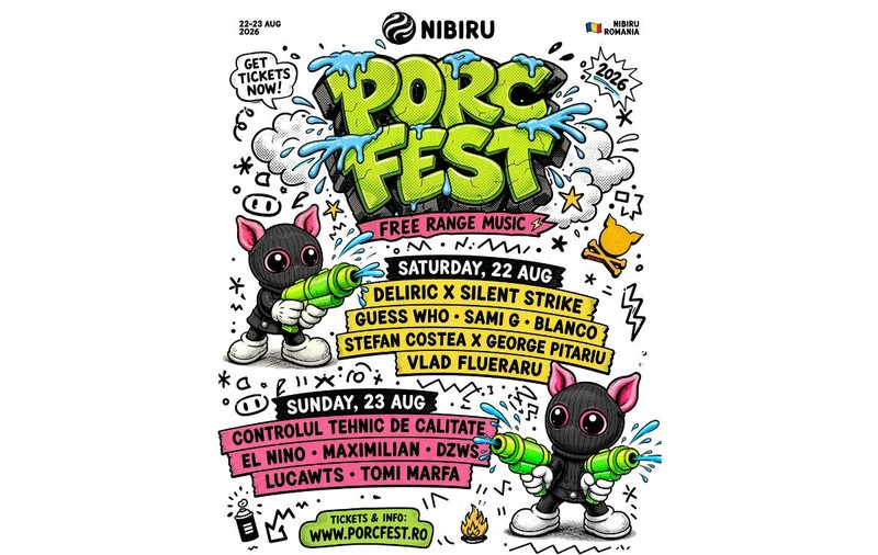 NIBIRU anunță PORC FEST, un weekend dedicat culturii hip hop, muzicii și comunității underground