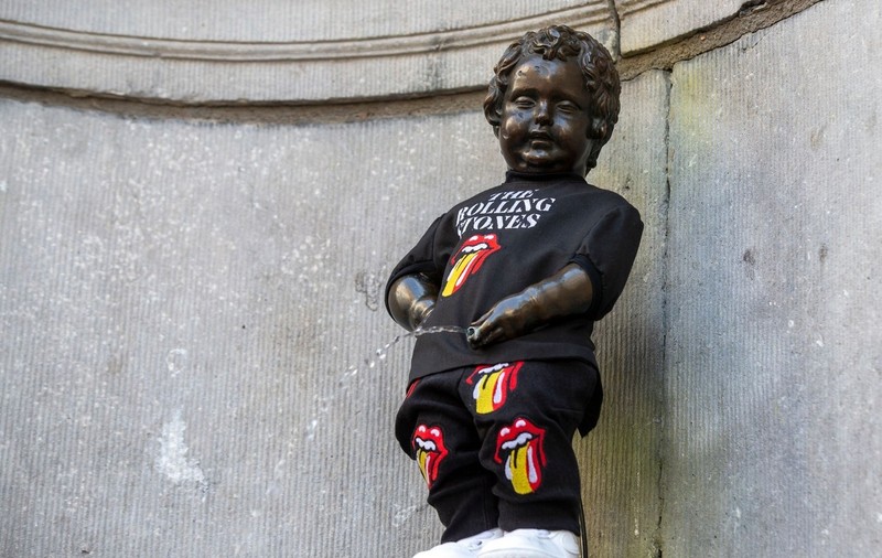 Manneken-Pis, rocker Rolling Stones. Legendara trupa britanică va concerta luni la Bruxelles