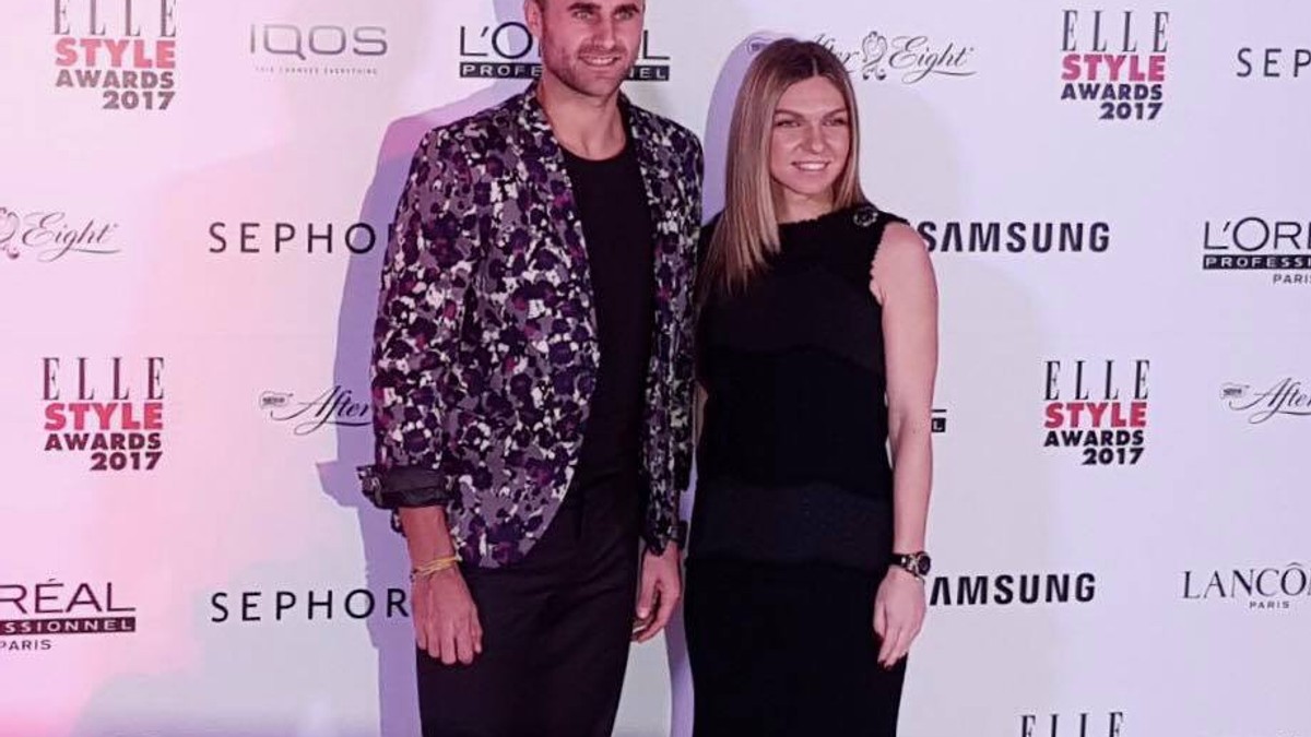 Simona Halep și Marius Copil, împreună la Gala Elle Style Awards 2017