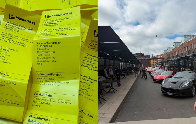 Un parcagiu a amendat 18 Ferrariuri parcate neregulamentar, dar a fost obligat să anuleze toate sancțiunile
