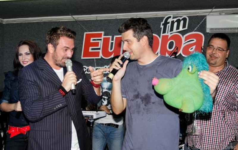 Horia Brenciu a primit cadou o mascotă Robingo 