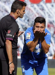 Ciprian Marica, pe vremea când juca la Getafe, s-a întâlnit cu neîndeplecatul Manzano. Foto: EPA