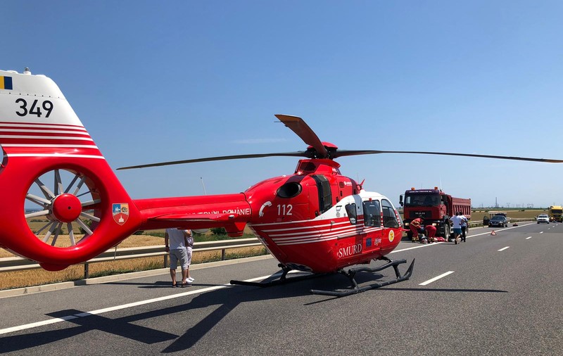 Un șofer de camion și-a pierdut viața pe Autostrada A4, după ce a oprit să ajute un alt șofer!