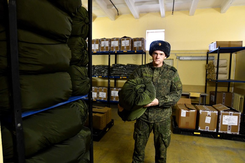 Tânăr soldat rus mobilizat, Rostov, Rusia, pe 31 octombrie 2022 | Foto: HEOTA