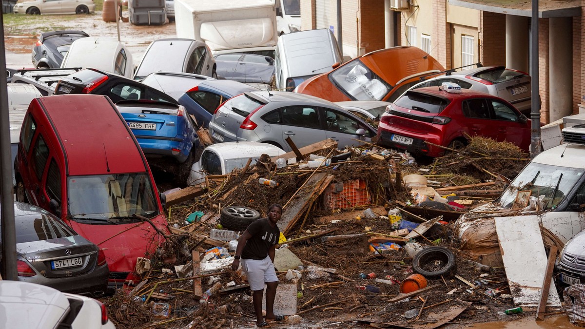 Imagine surprinsă în regiunea Valencia, Spania, pe 30 octombrie. Foto Hepta