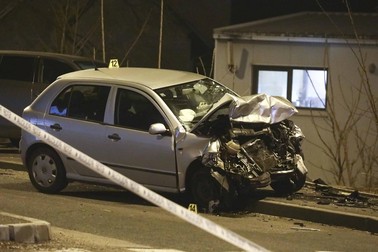 Femeia care conducea Skoda a murit pe loc. jutarnji.hr / Zeljko Puhovski