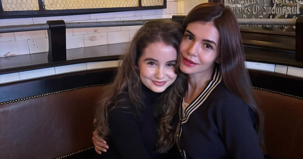 Irina Columbeanu și mama sa, Monica Gabor