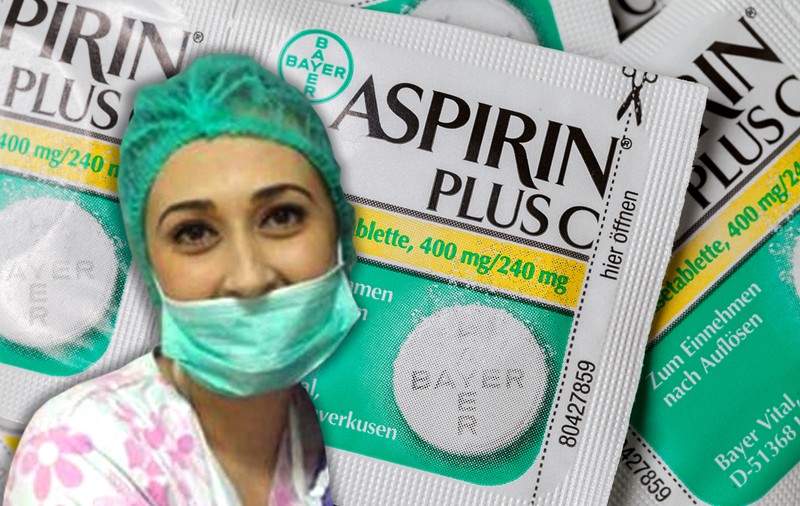O aspirină că ne doare capul! Falsul medic i-a prostit și pe cei de la firma de medicamente Bayer! Știind-o „neonatolog”, nemții i-au finanțat participarea la un seminar din Sinaia, unde le-a învățat pe asistente și pe moașe cum să-i îngrijească pe nou-născuți