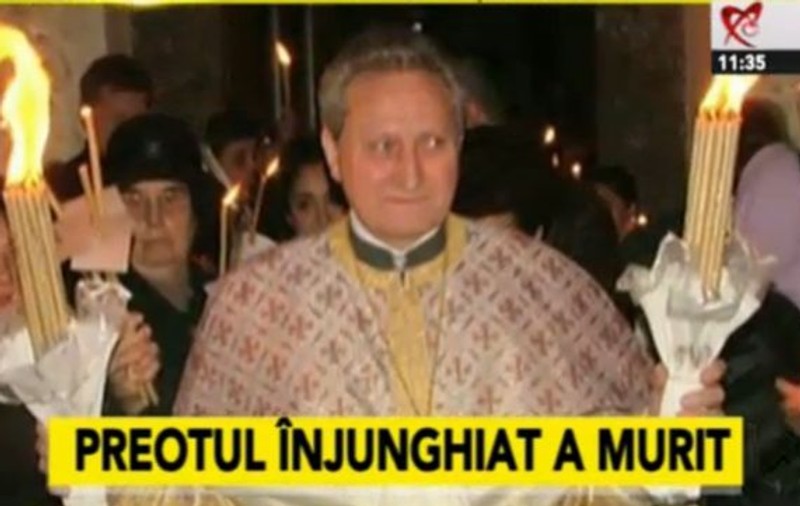 PRINCIPALUL SUSPECT în cazul preotului înjunghiat în biserică A FOST PRINS