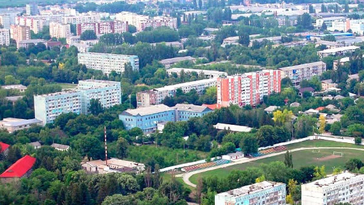 Imagine de ansamblu a municipiului Ungheni din Republica Moldova