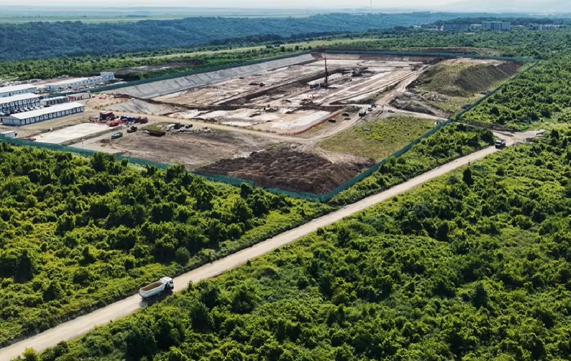 Imagini spectaculoase din dronă cu șantierul Spitalului Regional de Urgență Iași. Cum avansează lucrările
