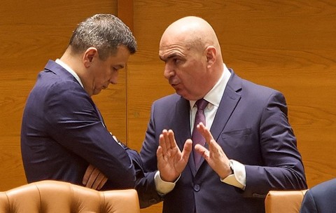 Guvernul Bolojan este interimar de 5 luni, după ce a fost demis prin moțiunea de cenzură PSD-AUR. Foto: Profimedia