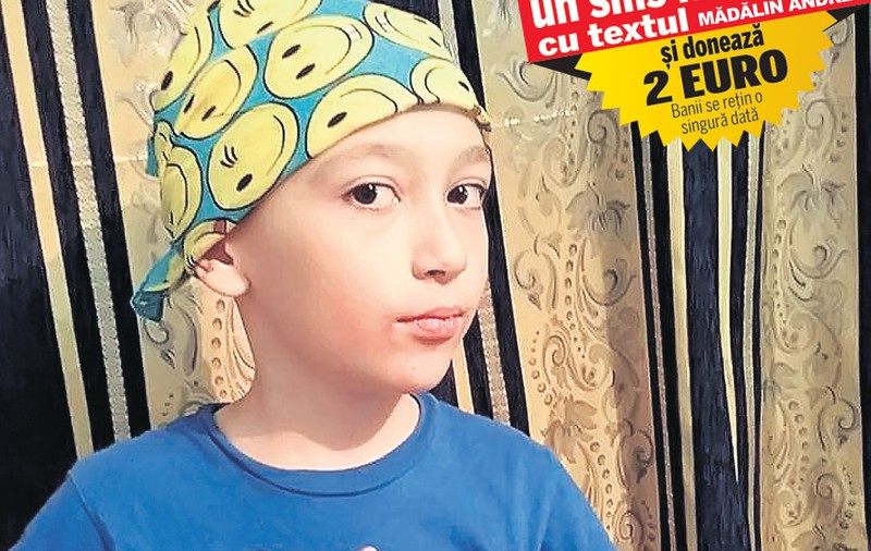 La doar nouă ani, luptă din răsputeri cu două boli grave: epilepsie şi cancer | Mădălin a slăbit 14 kilograme într-un an
