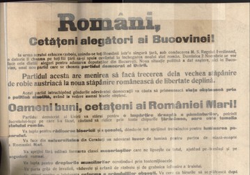 Captură dintr-un ziar al vremii în care cei de la Partidul Democrat al Unirii își prezentau programul electoral. FOTO roaep.ro