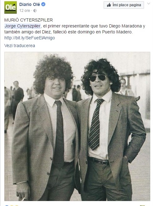 Anunțul presei din Argentina