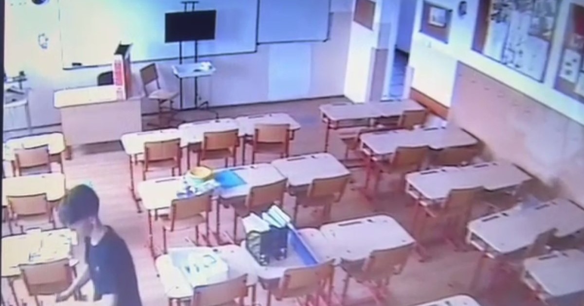 Imagine provenită de pe camera de supraveghere