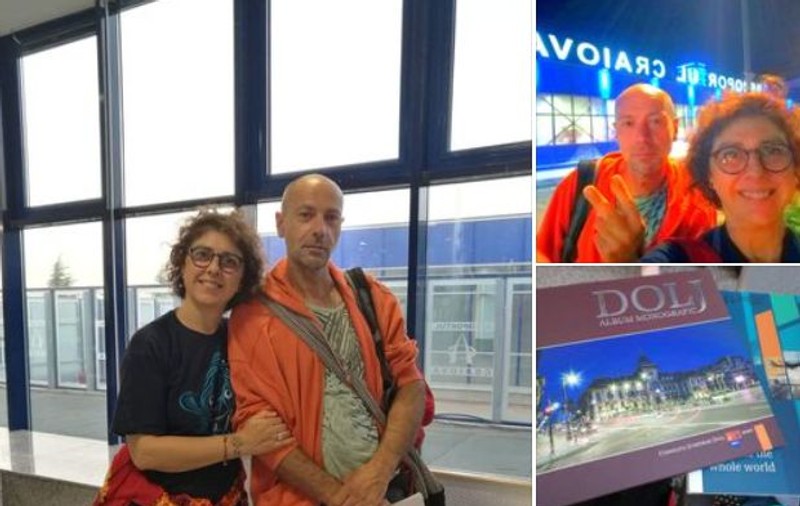 Cum se distrează în Craiova italienii care voiau de fapt să ajungă în Cracovia. Reprezentanții aeroportului din Bănie i-au căutat