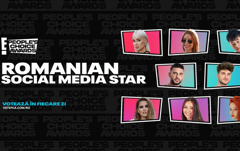 Cine va câștigă titlul "Romanian Social Media Star of 2021" la ediția de anul acesta a People's Choice Awards?