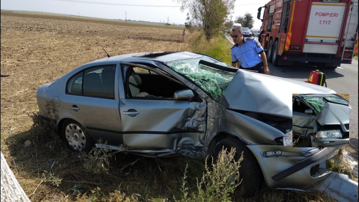 O gravidă în opt luni a fost preluată de elicopterul SMURD în Constanța, după ce a fost implicată într-un accident