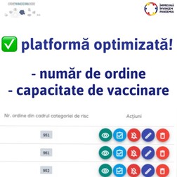 Poziția pe lista de așteptare e vizibil pe coloana din stânga pentru fiecare beneficiar înscris pe platformă, când intră în contul său