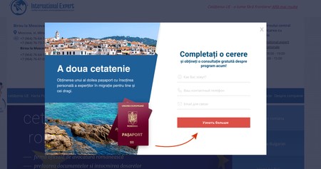 Drumul către pașaportul românesc începe cu o cerere online | Captura foto: international.expert