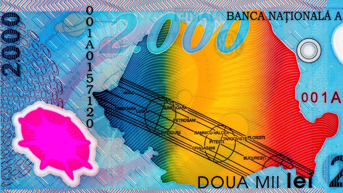 Bancnotă 2000 de lei eclipsă soare 1999