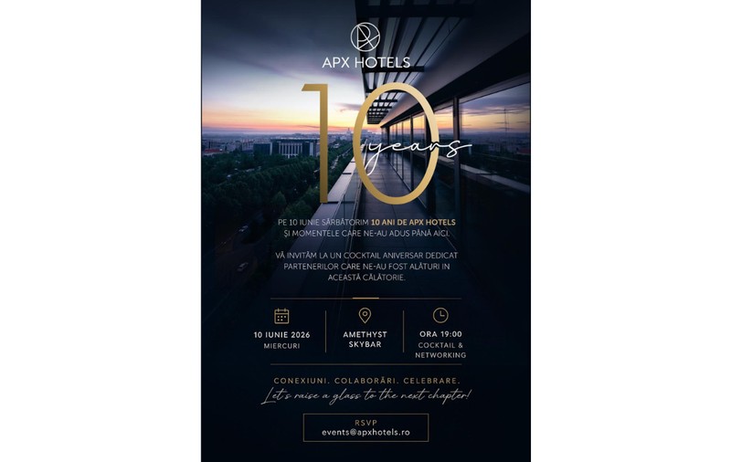 APX Hotels – 10 ani de dezvoltare în hospitalityul contemporan românesc