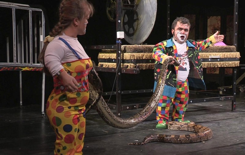Şarpele boa Ionică şi crocodilul Georgică, în “vizită” la mall!