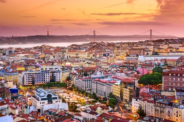 Imagine panoramică din Lisabona Foto: 123rf.com