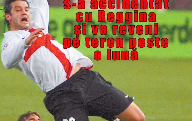 Chivu: «Două săptămâni o să port atelă!»